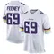 Dan Feeney Men's Game White Minnesota Vikings Jersey