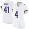 Trey Knox Women's Game White Minnesota Vikings Jersey