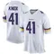 Trey Knox Youth Game White Minnesota Vikings Jersey